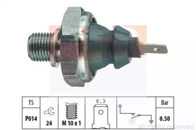 Czujnik ciśnienia oleju 1800138 EPS