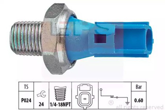 Czujnik ciśnienia oleju 1800147 EPS