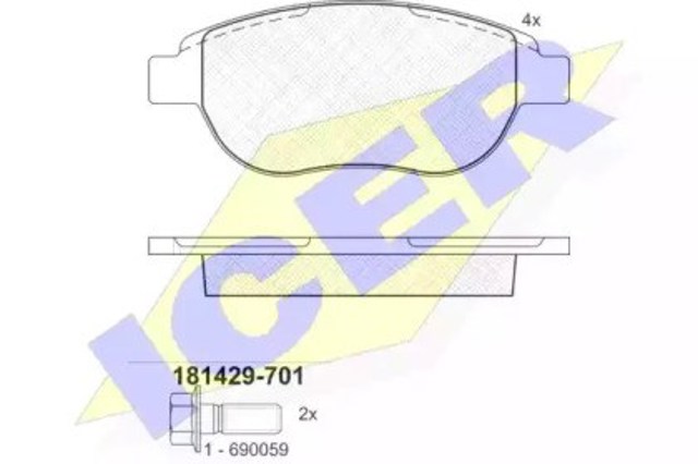 Klocki hamulcowe Citroen C4