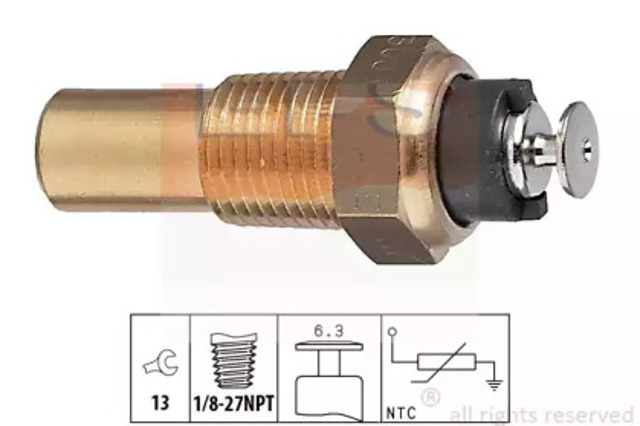 Czujnik temperatury płynu chłodzącego 1830005 EPS