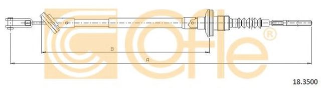 Linka sprzęgła 183500 COFLE