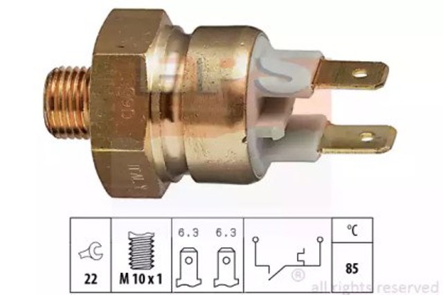 Czujnik temperatury płynu chłodzącego 1840056 EPS