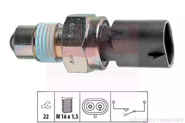 Czujnik włączania światła cofania 1860149 EPS