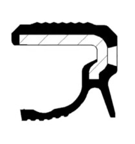 Uszczelniacz wału korbowego silnika tylny 19036599B CORTECO