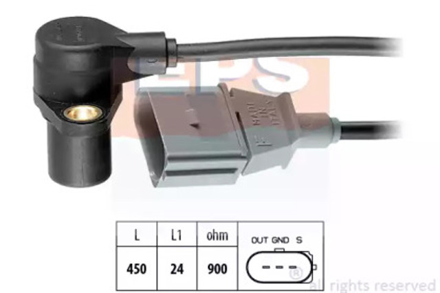 Czujnik położenia wału korbowego 1953205 EPS