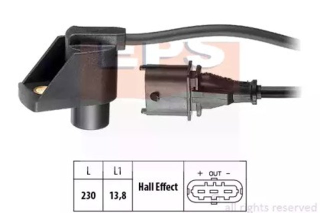 Czujnik położenia wałka rozrządu 1953331 EPS