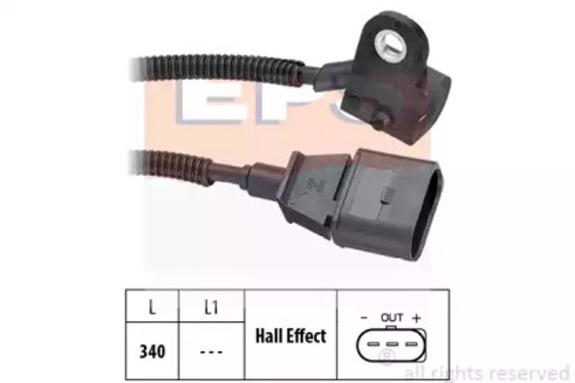 Czujnik położenia wałka rozrządu 1953423 EPS