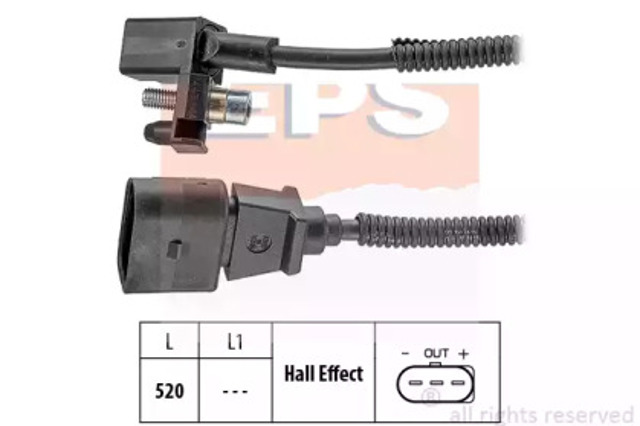 Czujnik położenia wału korbowego 1953443 EPS