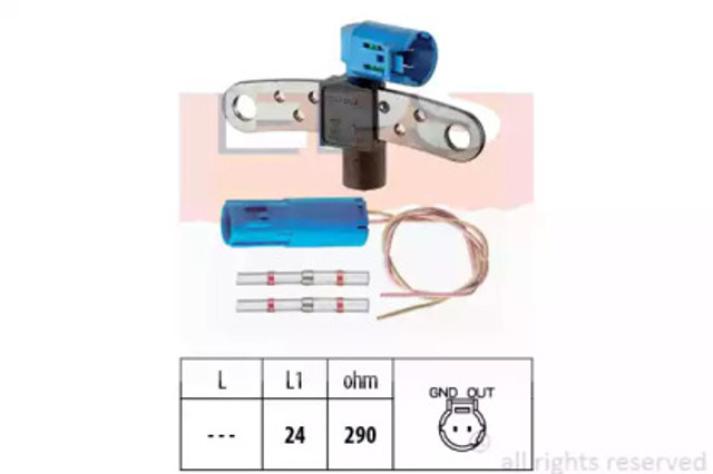 Czujnik położenia wału korbowego 1953543K EPS