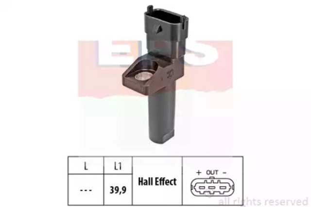 Czujnik położenia wału korbowego 1953654 EPS