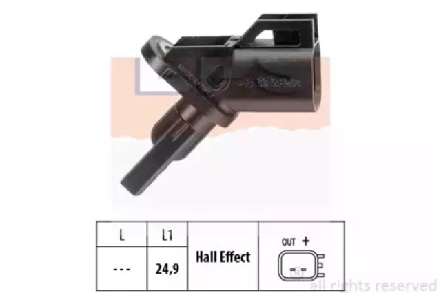 Czujnik ABS przedni 1960005 EPS