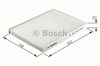 Filtr kabiny 1987432030 BOSCH