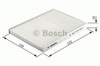 Filtr kabiny 1987432203 BOSCH