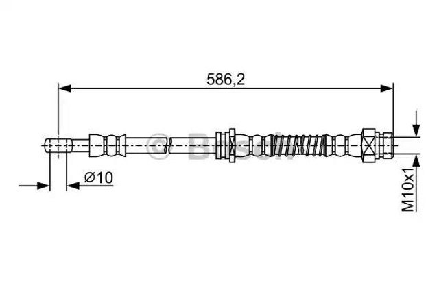 Przewód hamulcowy przedni Mitsubishi Outlander 1 CU
