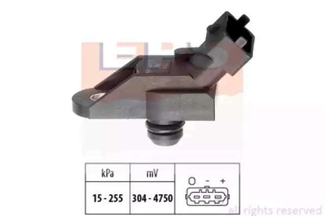 Czujnik ciśnienia w kolektorze ssącym, MAP 1993014 EPS