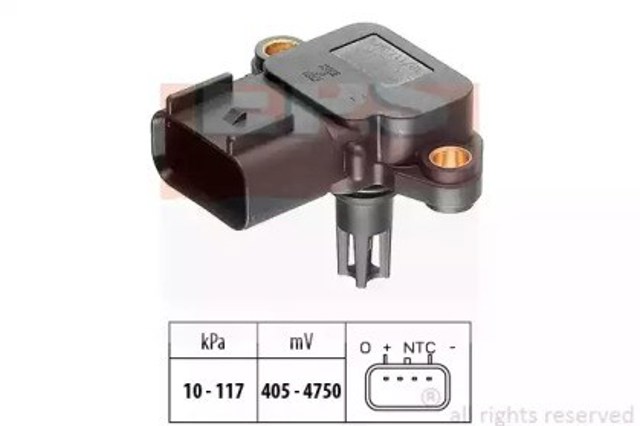 Czujnik ciśnienia w kolektorze ssącym, MAP 1993077 EPS