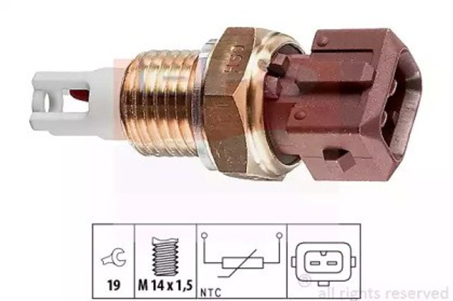 Czujnik temperatury powietrza wlotowego 1994016 EPS