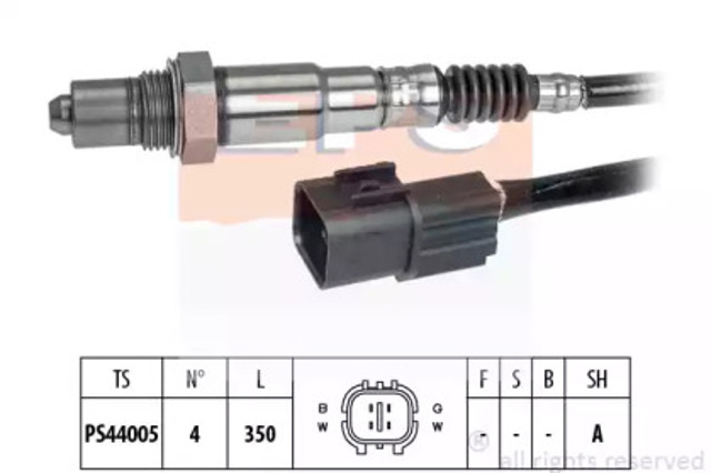 Sonda lambda czujnik tlenu przed katalizatorem 1998257 EPS