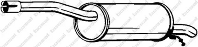 Tłumik, tylna część Dacia Logan KS