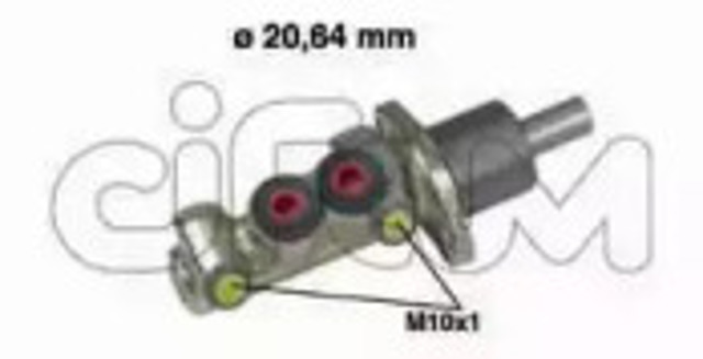 Główny cylinder hamulców 202125 CIFAM