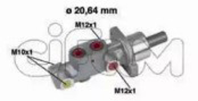 Cylinder hamulcowy Peugeot 206