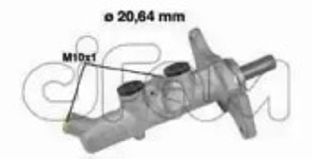 Główny cylinder hamulców 202592 CIFAM
