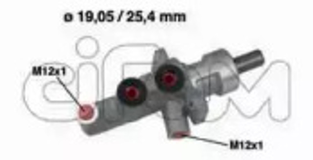 Główny cylinder hamulców 202624 CIFAM