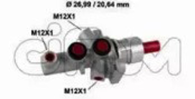 Główny cylinder hamulców 202858 Cifam