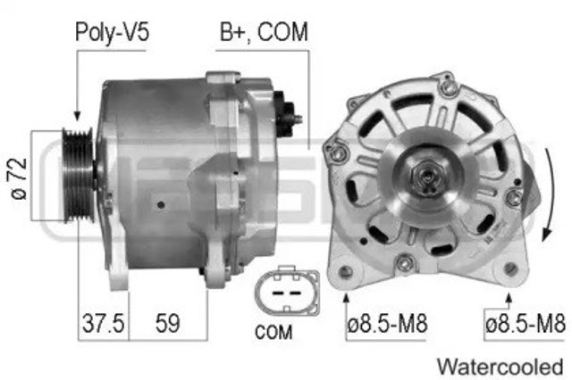 Alternator 210790 ERA