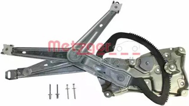 Mechanizm podnoszenia szyby drzwi przednich lewych 2160038 Metzger