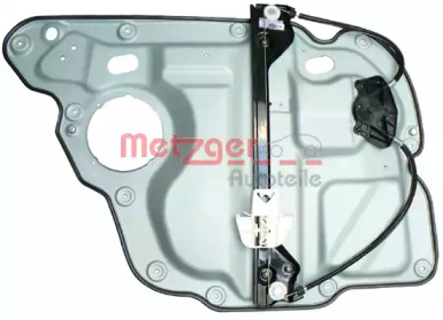 Mechanizm podnoszenia szyby drzwi tylnych prawych 2160125 METZGER