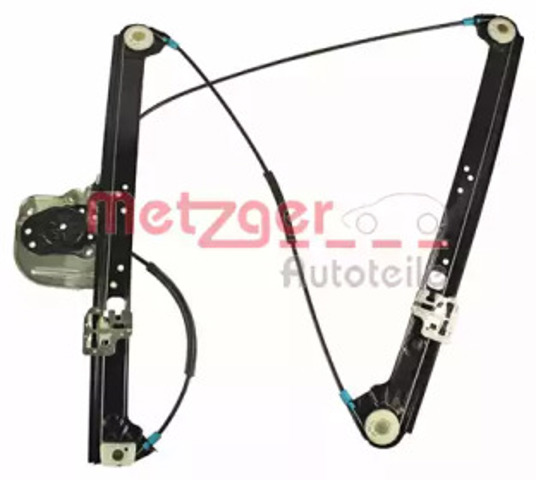 Mechanizm podnoszenia szyby drzwi przednich lewych 2160179 METZGER