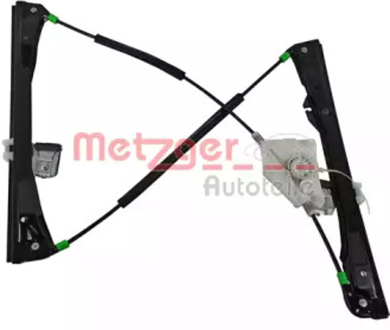 Mechanizm podnoszenia szyby drzwi przednich lewych 2160339 METZGER