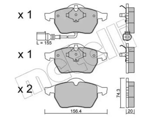 Klocki hamulcowe Audi TT