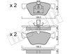 Klocki hamulcowe przednie tarczowe 2202520 METELLI