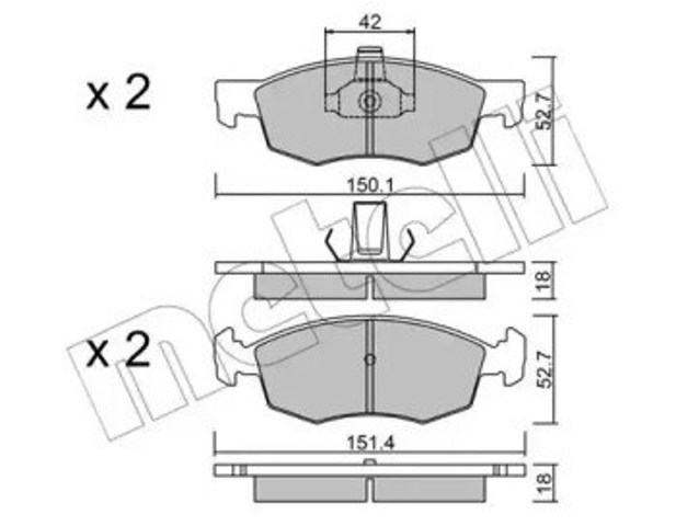 Klocki hamulcowe Fiat Palio