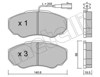 Klocki hamulcowe przednie tarczowe 2203250 METELLI