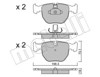 Klocki hamulcowe przednie tarczowe 2205590 METELLI