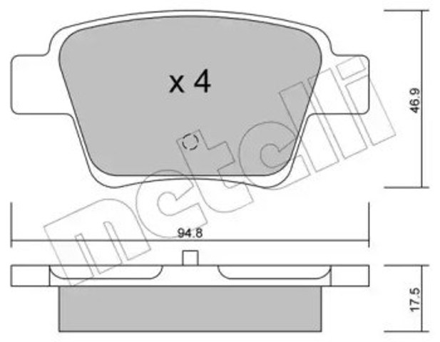 Klocki hamulcowe Geely Emgrand