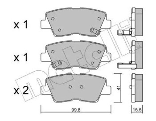 Klocki hamulcowe Hyundai Elantra