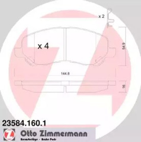 Klocki hamulcowe Dodge Avenger