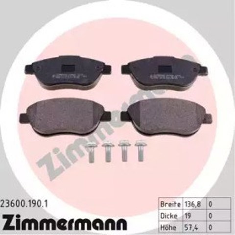 Klocki hamulcowe Citroen C4