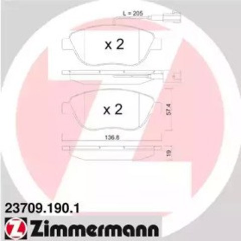 Klocki hamulcowe Fiat Doblo