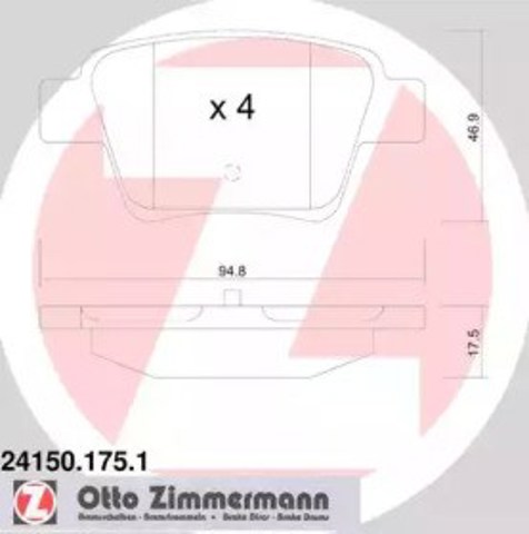 Klocki hamulcowe Geely Emgrand