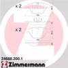 Klocki hamulcowe przednie tarczowe 246882001 ZIMMERMANN