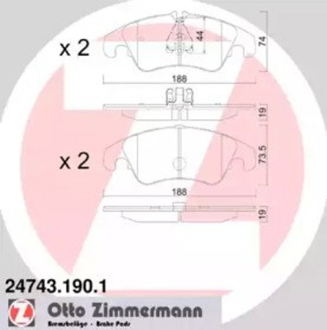 Klocki hamulcowe Audi A7
