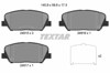 Klocki hamulcowe przednie tarczowe 2491501 TEXTAR