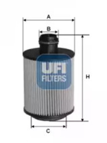 Filtr oleju 2511000 UFI