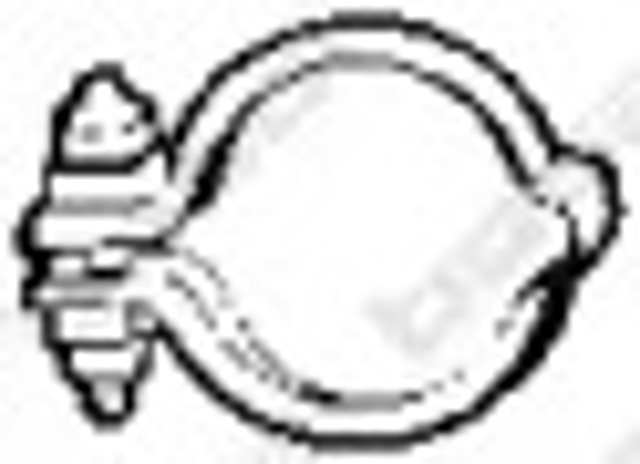Obejma zaciskowa kolektora wydechowego 254030 BOSAL