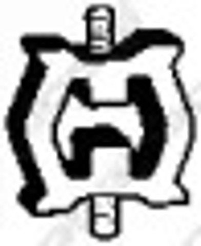 Poduszka mocowania tłumika BMW 5 E61